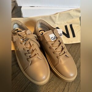 GANNI women’s Tan Sneakers 40